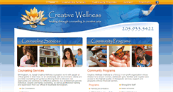 Desktop Screenshot of creativewellnesscounseling.org